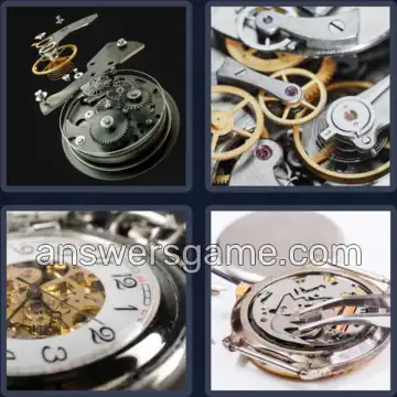 4 Bilder 1 Wort 7 Buchstaben UHRWERK