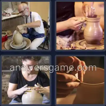 4 Bilder 1 Wort 7 Buchstaben TÖPFERN