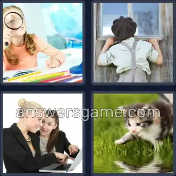 4 Bilder 1 Wort 7 Buchstaben NEUGIER