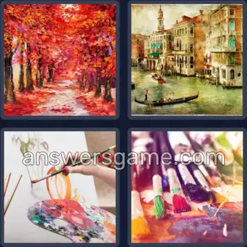 4 Bilder 1 Wort 7 Buchstaben GEMÄLDE