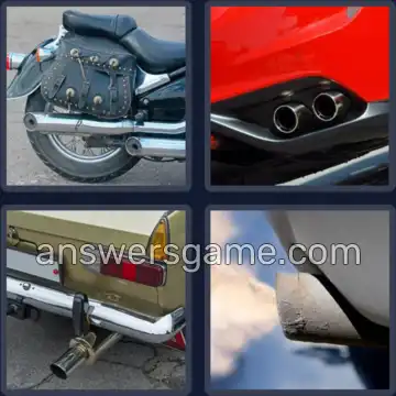 4 Bilder 1 Wort 7 Buchstaben AUSPUFF