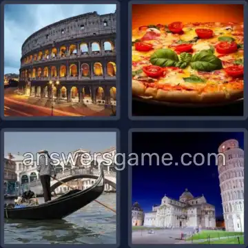 4 Bilder 1 Wort 7 Buchstaben ITALIEN