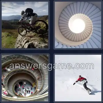 4 Bilder 1 Wort 7 Buchstaben ABWÄRTS