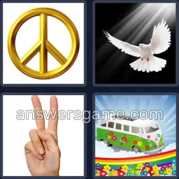 4 Bilder 1 Wort 7 Buchstaben FRIEDEN