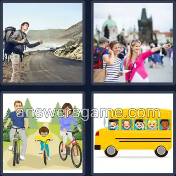 4 Bilder 1 Wort 7 Buchstaben AUSFLUG