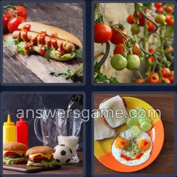 4 Bilder 1 Wort 7 Buchstaben KETCHUP