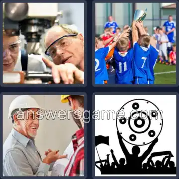 4 Bilder 1 Wort 7 Buchstaben MEISTER