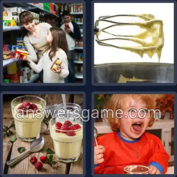 4 Bilder 1 Wort 7 Buchstaben PUDDING