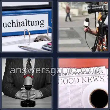 4 Bilder 1 Wort 7 Buchstaben BERICHT