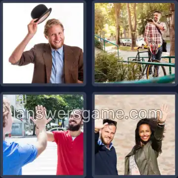 4 Bilder 1 Wort 7 Buchstaben GRÜSSEN