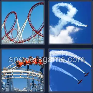 4 Bilder 1 Wort 7 Buchstaben LOOPING