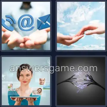 4 Bilder 1 Wort 7 Buchstaben KONTAKT