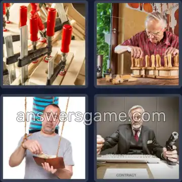 4 Bilder 1 Wort 7 Buchstaben ZWINGEN