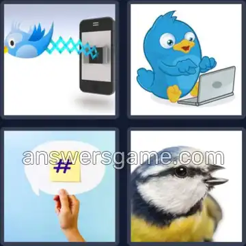 4 Bilder 1 Wort 7 Buchstaben TWITTER
