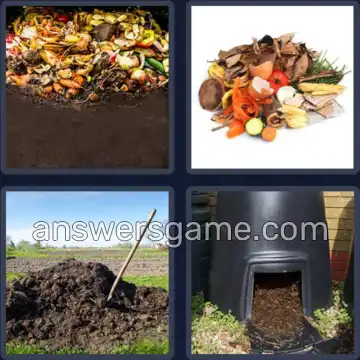 4 Bilder 1 Wort 7 Buchstaben KOMPOST