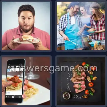 4 Bilder 1 Wort 7 Buchstaben FLEISCH