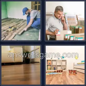 4 Bilder 1 Wort 7 Buchstaben LAMINAT