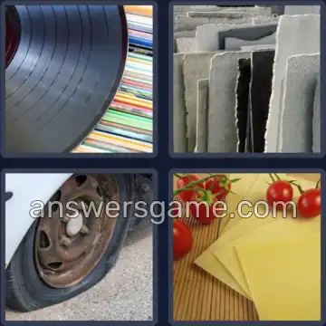 4 Bilder 1 Wort 7 Buchstaben PLATTEN