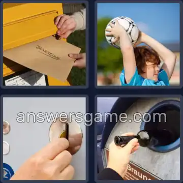 4 Bilder 1 Wort 7 Buchstaben EINWURF