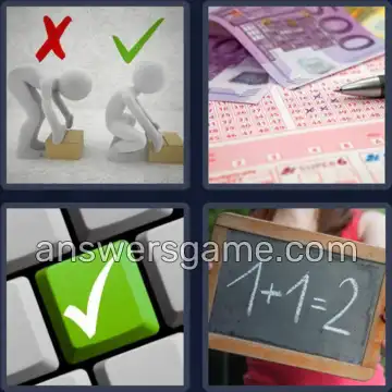 4 Bilder 1 Wort 7 Buchstaben RICHTIG