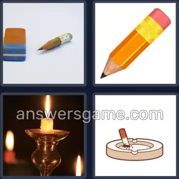 4 Bilder 1 Wort 7 Buchstaben STUMMEL