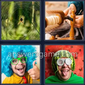 4 Bilder 1 Wort 7 Buchstaben SPINNEN