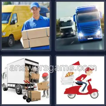 4 Bilder 1 Wort 7 Buchstaben LIEFERN