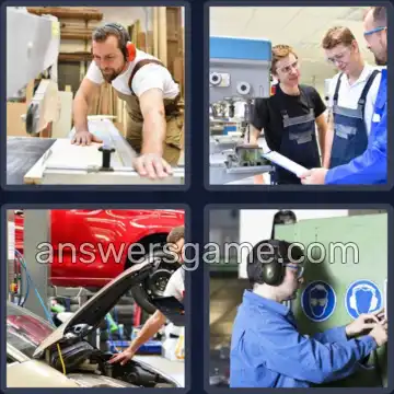 4 Bilder 1 Wort 7 Buchstaben BETRIEB