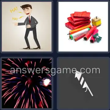 4 Bilder 1 Wort 7 Buchstaben KNALLER