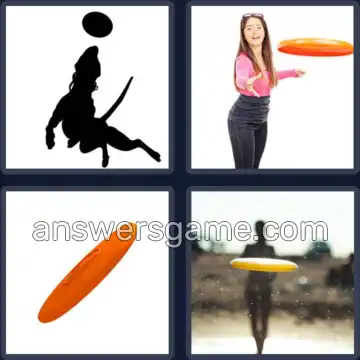 4 Bilder 1 Wort 7 Buchstaben FRISBEE