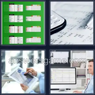 4 Bilder 1 Wort 7 Buchstaben TABELLE