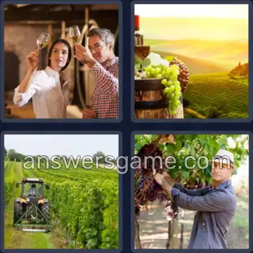 4 Bilder 1 Wort 7 Buchstaben WEINGUT