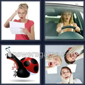 4 Bilder 1 Wort 7 Buchstaben SCHRECK