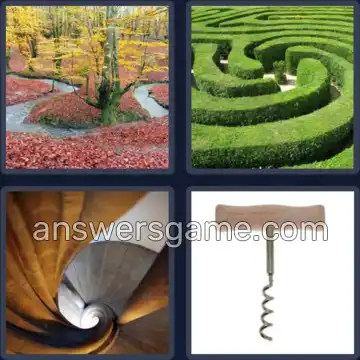 4 Bilder 1 Wort 7 Buchstaben WINDUNG