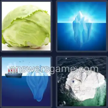 4 Bilder 1 Wort 7 Buchstaben EISBERG