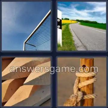 4 Bilder 1 Wort 7 Buchstaben PFOSTEN