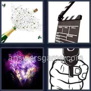 4 Bilder 1 Wort 7 Buchstaben KNALLEN