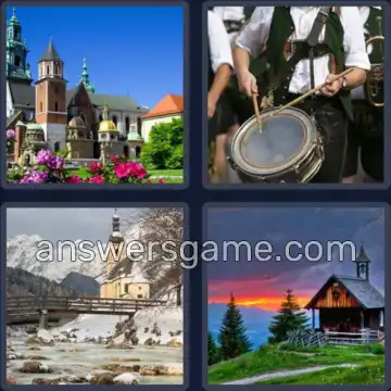4 Bilder 1 Wort 7 Buchstaben KAPELLE
