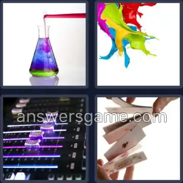 4 Bilder 1 Wort 7 Buchstaben MISCHEN