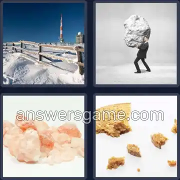 4 Bilder 1 Wort 7 Buchstaben BROCKEN