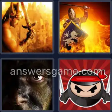 4 Bilder 1 Wort 7 Buchstaben KRIEGER