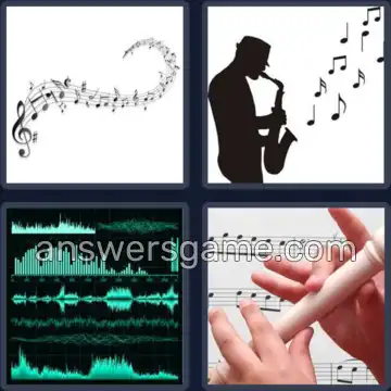 4 Bilder 1 Wort 7 Buchstaben MELODIE