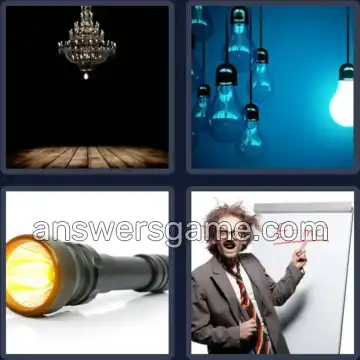 4 Bilder 1 Wort 7 Buchstaben LEUCHTE