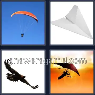 4 Bilder 1 Wort 7 Buchstaben GLEITER