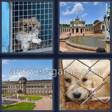 4 Bilder 1 Wort 7 Buchstaben ZWINGER