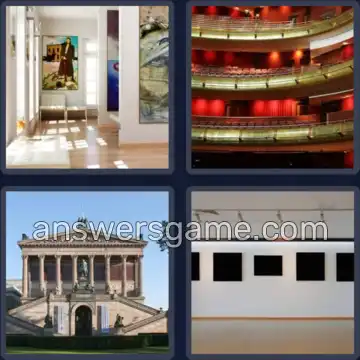 4 Bilder 1 Wort 7 Buchstaben GALERIE