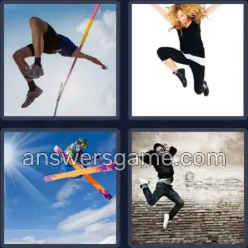 4 Bilder 1 Wort 8 Buchstaben SPRINGEN