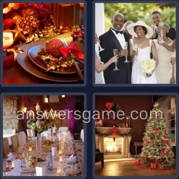 4 Bilder 1 Wort 8 Buchstaben FESTLICH