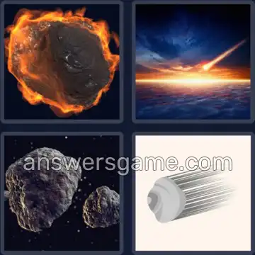 4 Bilder 1 Wort 8 Buchstaben ASTEROID