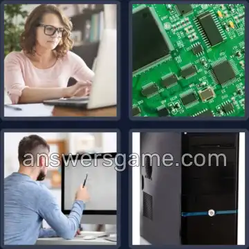 4 Bilder 1 Wort 8 Buchstaben COMPUTER